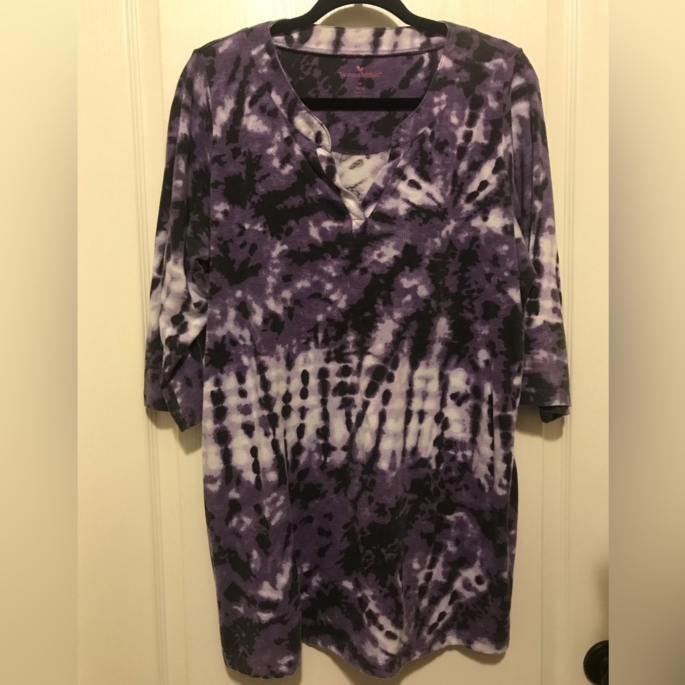Woman Within Three-Quarter Sleeve Shirt
